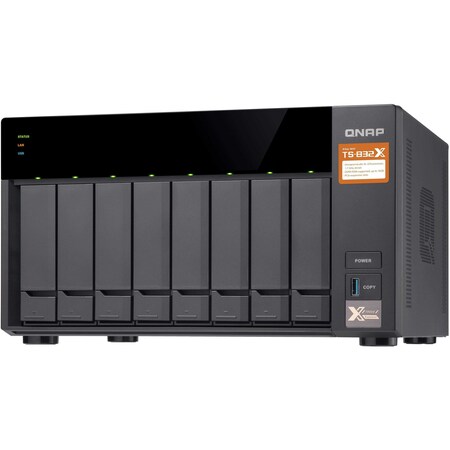 Qnap 8-Bay 64-Bit Nas With Built-In TS-832X-2G-US